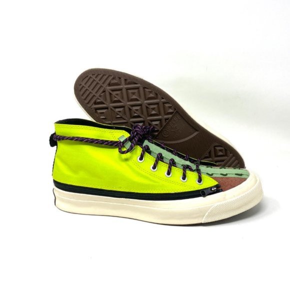 Converse Shoes Womens Deck Star Zip Love Drown Mid Top Size Suede Canvas 170053C - Picture 2 of 8